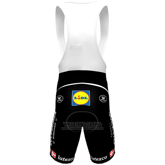 2021 Fietskleding Deceuninck Quick Step Kampioen Tsjechie Korte Mouwen en Koersbroek